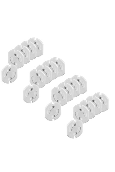 Offgridtec Set of 20 self-adhesive child socket protectors with twist mechanism