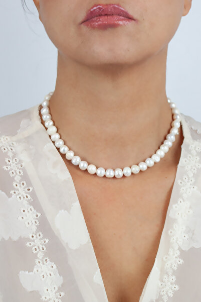 Liveyn Design Real Natural Water Pearl Classic Necklace