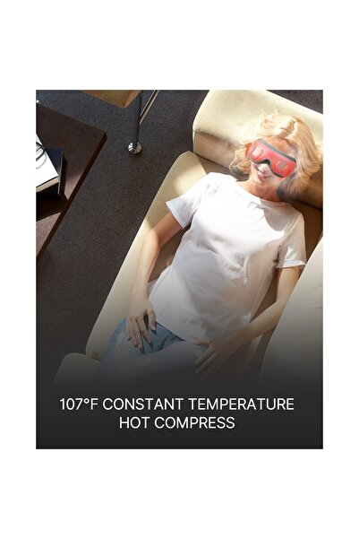 RENPHO Eye Massager with Remote, Heat Function, Bluetooth Music, Rechargeable Goggles