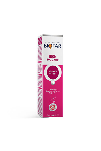 biofar Effervescent Iron & Folic Women's Energy - 20 Tabs
