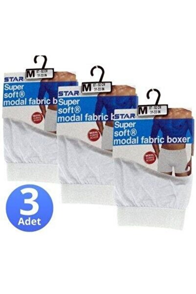 Kocabey 3-Piece Modal Men's Boxer Set with Waist Belt – Breathable Ultra Soft Texture