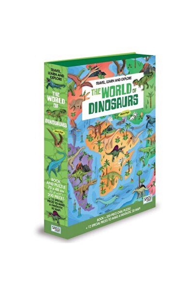 SASSI Cunoaste si exploreaza - Puzzle Lumea dinozaurilor (200 piese)