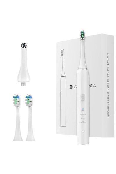 EFUTONPRO Smart sonic electric toothbrush with video camera, 3 modes, USB charging, 2-minute timer, white
