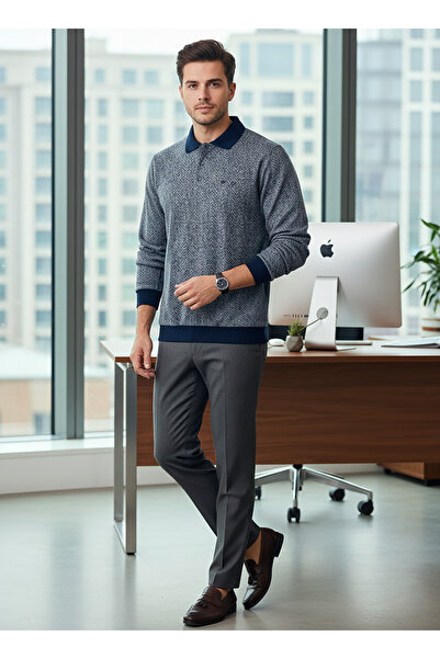 DYNAMO Polo Collar Selanik Woven Knitwear