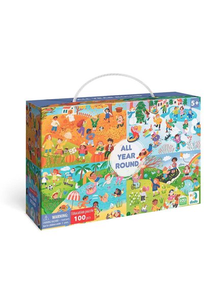Dodo Puzzle - Anotimpurile (100 piese)