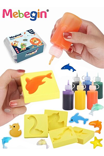 MEBEGIN 9 قطع من ألعاب الماء الإسفنجية، حيوانات إسفنجية لحفلات هدايا الفصل ال...