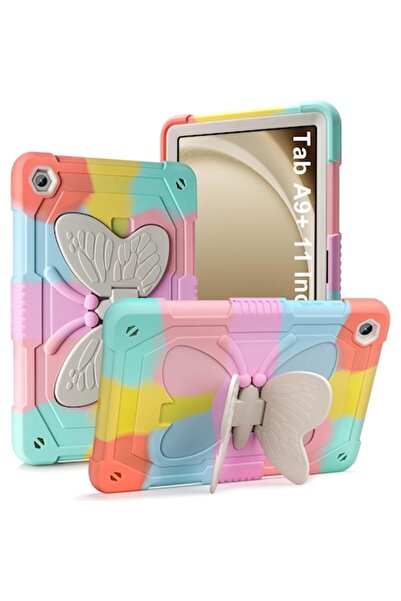 Vofolen Protective Case compatible with Samsung Galaxy Tab A9 Plus 11" (2023) with Butterfly Stand