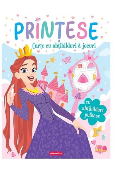 Editura Kreativ Printese. Carte cu abtibilduri si jocuri