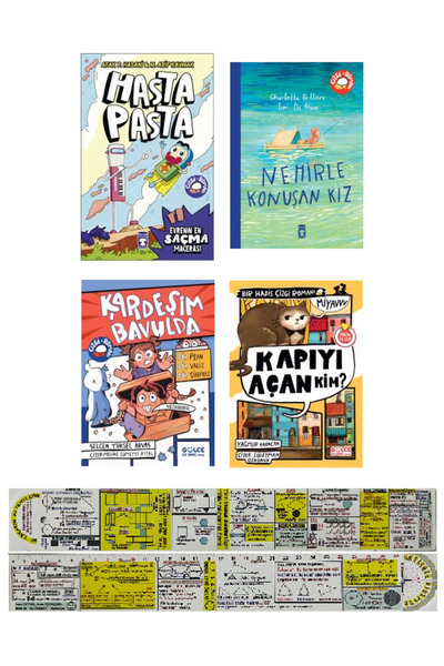 Timaş Çocuk Çocuklar İçin Çizgi Roman 4'lü Set/Hasta Pasta+Nehirle Konuşan Kı...