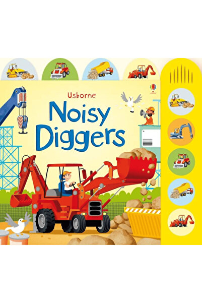 Usborne Sensory book with sounds, NOISY DIGGERS, Usborne, + 6 months