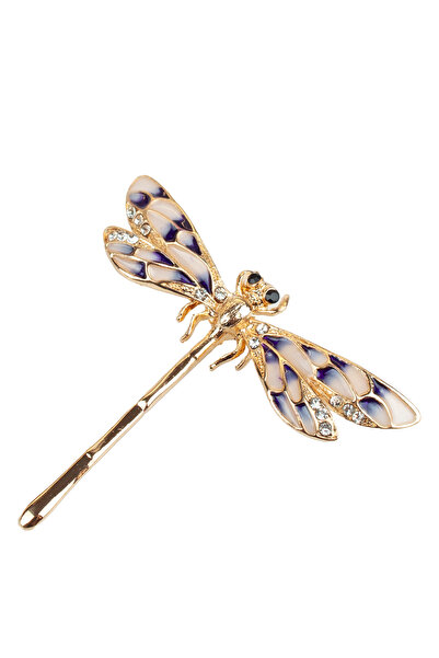 Liveyn Design Zirkon Taşlı Mineli Yusufçuk Broş