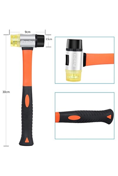 Preciva Kit de instalare a pardoselii laminate, format din 43 de piese (40 de distanțiere, pârghie, ciocan, piesă de impact)