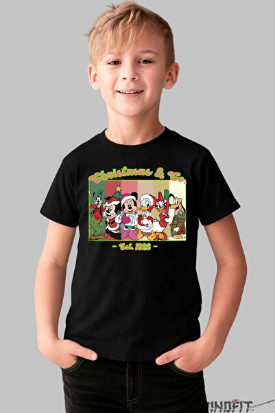 GILDAN Tricou De Craciun Copii Christmas And Co Est 1928 Baiat