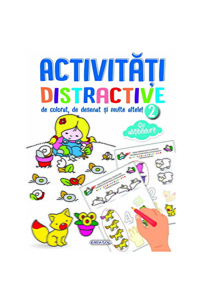 GIRASOL Activitati distractive de colorat, de desenat 2
