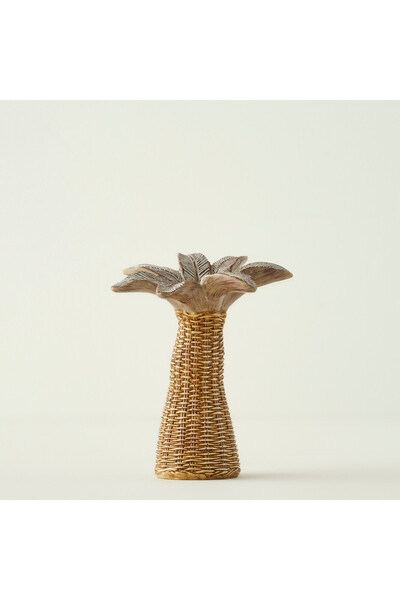 Bella Maison Palm Mumluk Kahverengi (16x13x18 cm)