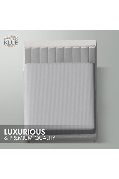 Hotel Linen Klub Deyarco Striped Fitted Sheet