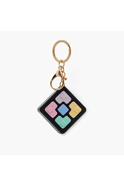 Lifestyle سلسلة مفاتيح على شكل لعبة فيدجيت مع خطاف على شكل جراد البحر