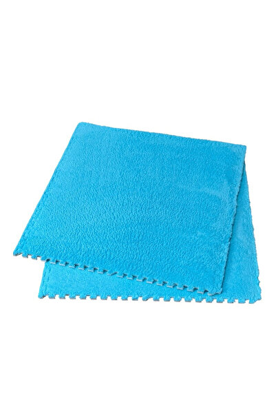 PROCART Fluffy puzzle mat, 61.5x61.5x1.7 cm, EVA foam, set of 2 pieces Dark blue