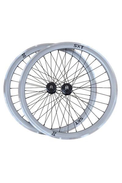 SXT Set Roti Single Speed/Fixie 700-32H 40 mm Argintiu