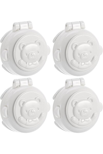 Generic أقفال أمان للأطفال من جويز، عبوة من 4 أغطية حماية عالمية بأزرار ضغط (...