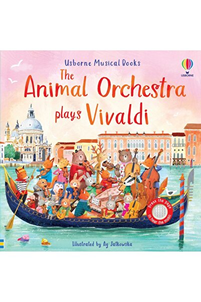 Usborne Carte de muzică, ORCHESTRA DE ANIMALE CÂNTĂ VIVALDI,
