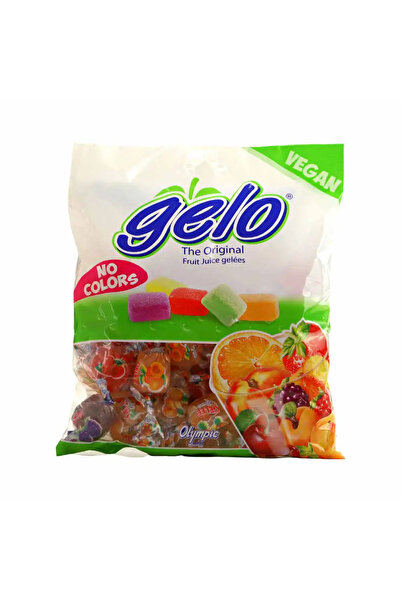 Gelo حلوى جيلي بونبون بنكهة عصير الفاكهة، 400 غرام