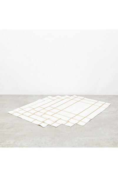 Lifestyle طقم مفارش طاولة من جيكس، مكون من 4 قطع، مقاس 45×35 سم