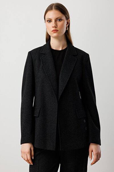 Ekol Süs Kapak Cepli Düğme Detaylı Ceket