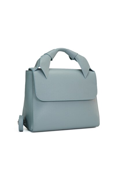 Posete Fagaras Filippa Leather Purse - Blue, Casual Bag Made of Genuine Leather, Handbag, Bags