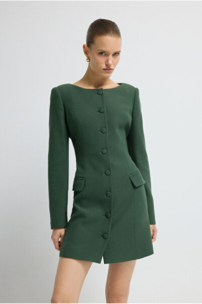 adL Uzun Kollu Mini Elbise