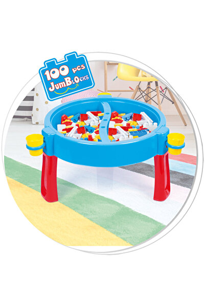 Dolu Activity table with 100 building blocks