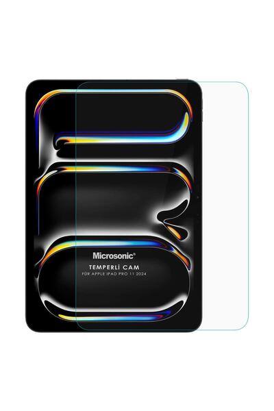 Microsonic واقي شاشة زجاجي مقوى لجهاز Apple iPad Pro 11 2025 (A3357-A3358)