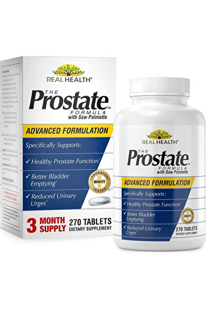 Real health The Prostate Formula - Prostate for Men, Prostate Health, Saw Palmetto for Men, Prostate 270 Count