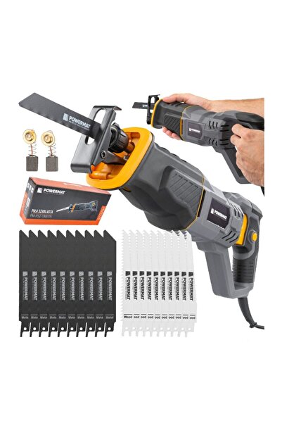 Powermat Fierastrau tip sabie, electric, 1800 W, 20 lame SDS incluse,