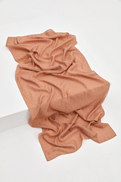 Nihan Zigzag Desen Stil Şal Kiremit