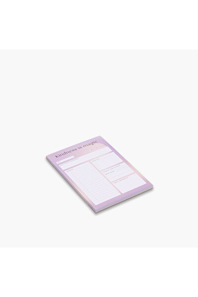 Lifestyle دفتر يوميات ومخطط مطبوع "اللطف سحر" (60 ورقة)