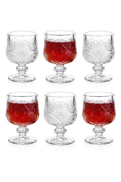 dealshopromania Set 12 pahare cu Picior din sticla rezistenta 150 ml