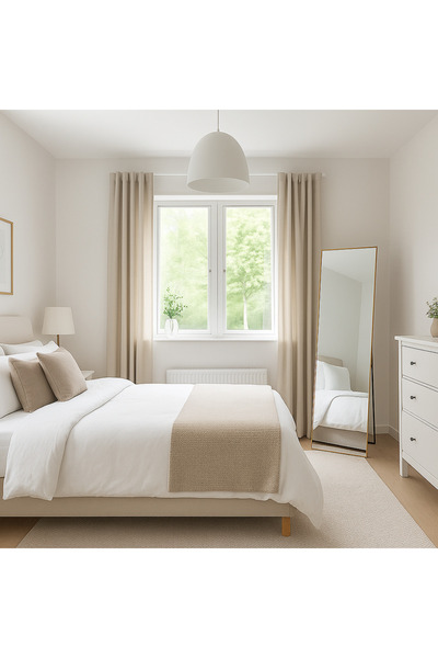 Ebticar Standing Mirror – Gold