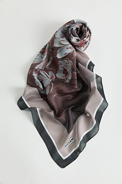 Nihan Floş Natural Fly Eşarp Gül Kurusu