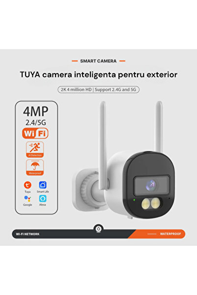 LONDEMM LONDEMM 2K Video Surveillance Camera, 4MP QUAD HD, Tuya/Alexa/GoogleHome/SmartLife Compatible