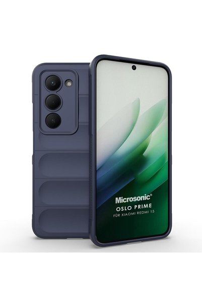 Microsonic Xiaomi Redmi 15 Case Oslo Prime Navy Blue