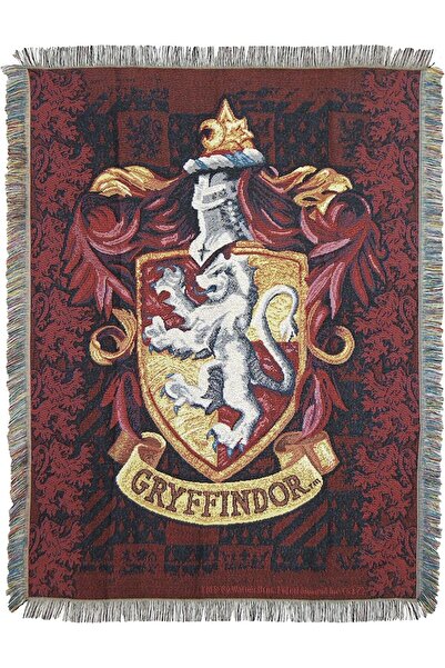Generic بطانية منسوجة من نسيج هاري بوتر الشمالي الغربي، مقاس 48 × 60 بوصة، در...