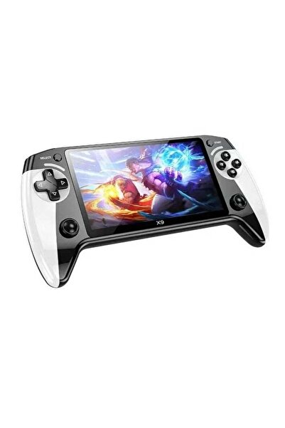 Generic وحدة تحكم ألعاب محمولة بشاشة عالية الدقة مقاس 5.5 بوصة وحدة تحكم ألعاب فيديو ريترو محمولة