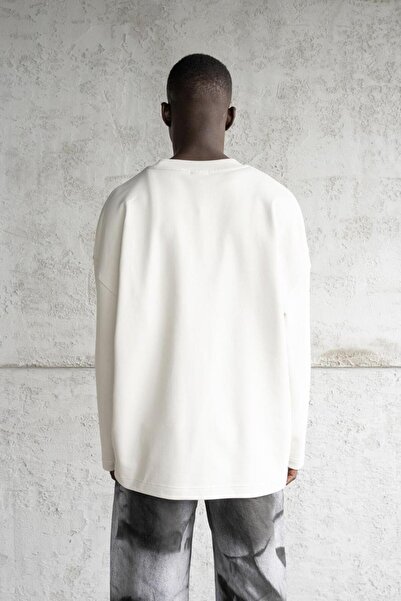 Machinist Ανδρικό μακρυμάνικο μπλουζάκι με τύπωμα Space Grey