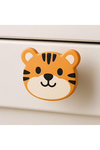 ka tasarım Minipaws Head Collection Montessori Children's Baby Room Handle Sold as a Set of Two