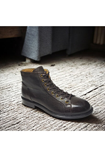 VİVA SHOES 100% Genuine Leather Leather Sole Men's Half Boots