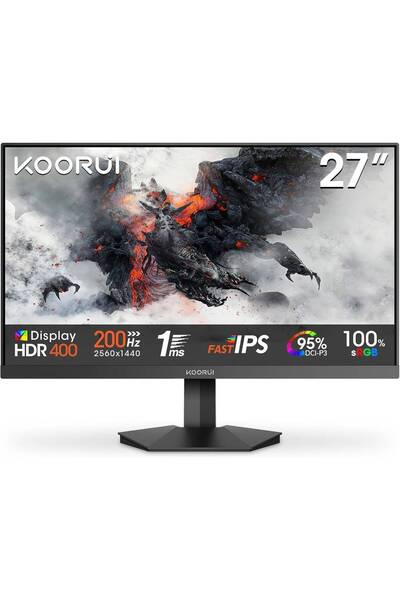 Koorui G2721P 27" QHD 200Hz IPS Gaming Monitor
