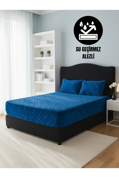 Akbal Home Welsoft Yatak Koruyucu Battal Boy Dolly Desen (ALEZLİ)