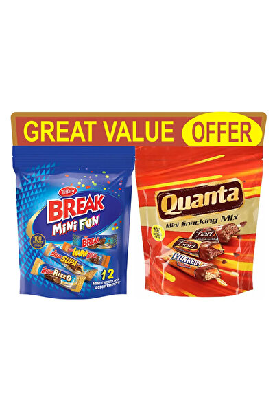 Tiffany استراحة صغيرة ممتعة 12 قطعة شوكولاتة صغيرة متنوعة ووجبات خفيفة صغيرة ...