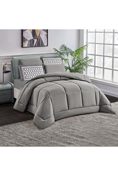 unique home collection Unique Home Amanda 4-Piece Twin Quilted Comforter Set - 240x170 cm